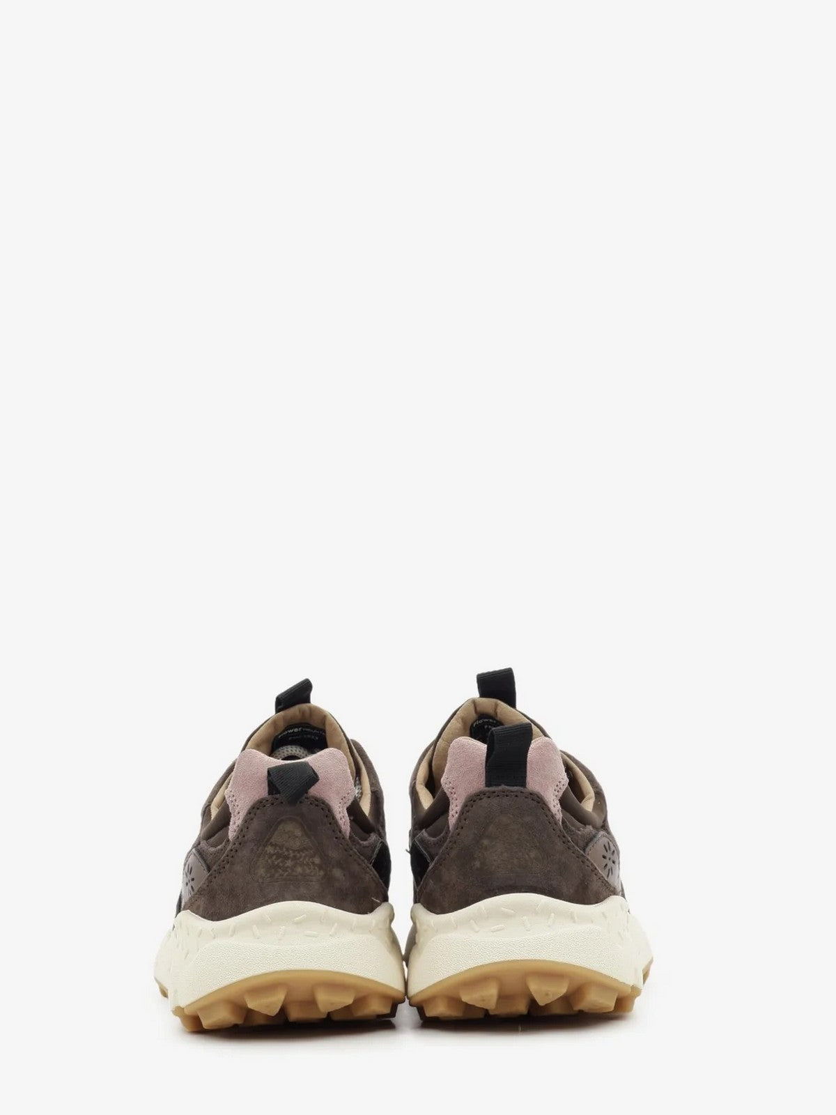 FLOWER MOUNTAIN Sneaker Donna YAMANO 3 UNI SUEDE/NYLON/LAMINATED GOAT SKIN BROWN-BRONZE-PINK - 2017818-82-4D80