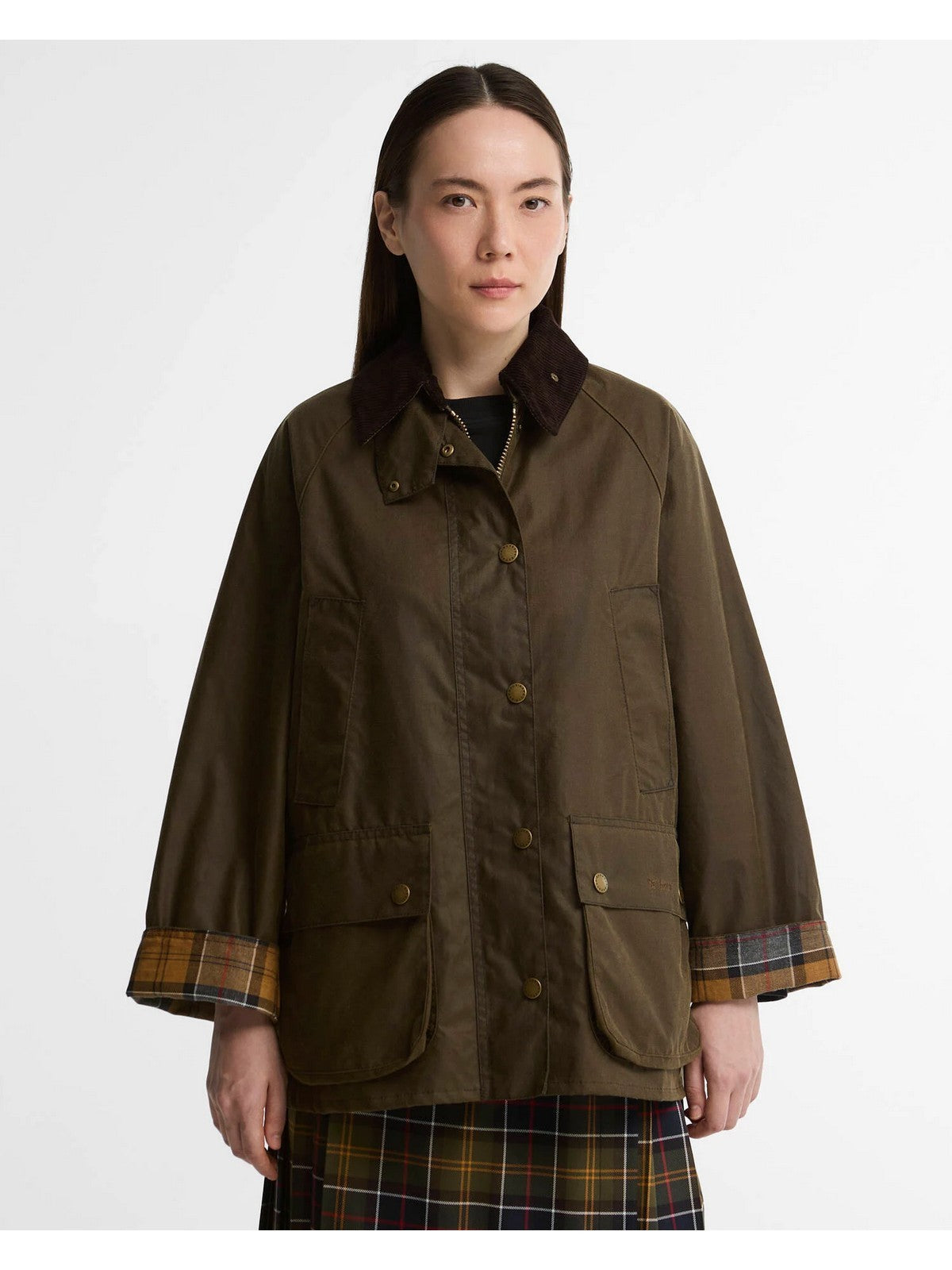 BARBOUR Giubbino Donna WOMENS BEDALE WAX BEECH/DRES - LWX1411 SN91