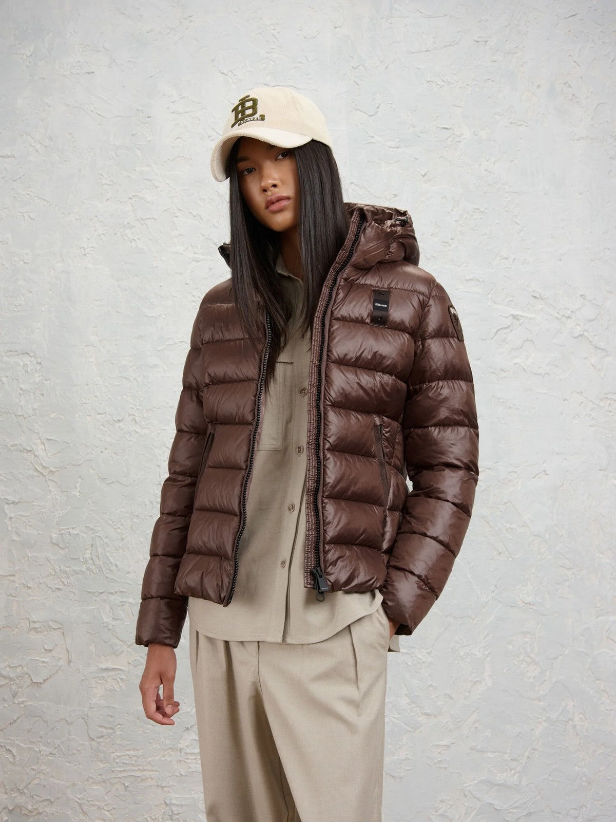 BLAUER Piumino Donna CAROLL BROWN 30B int. BROWN 30C - 26WBLDC02070 006648 30BBW