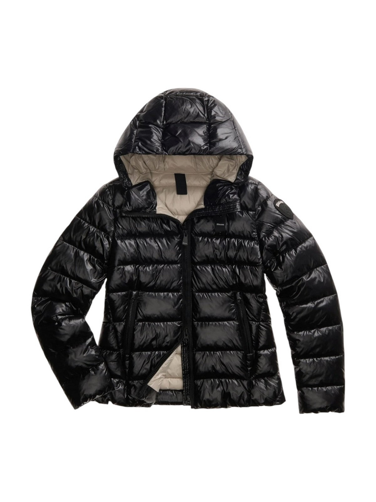 BLAUER Piumino Donna CAROLL NERO interno BEIGE 301 - 26WBLDC02070 006648 999EI