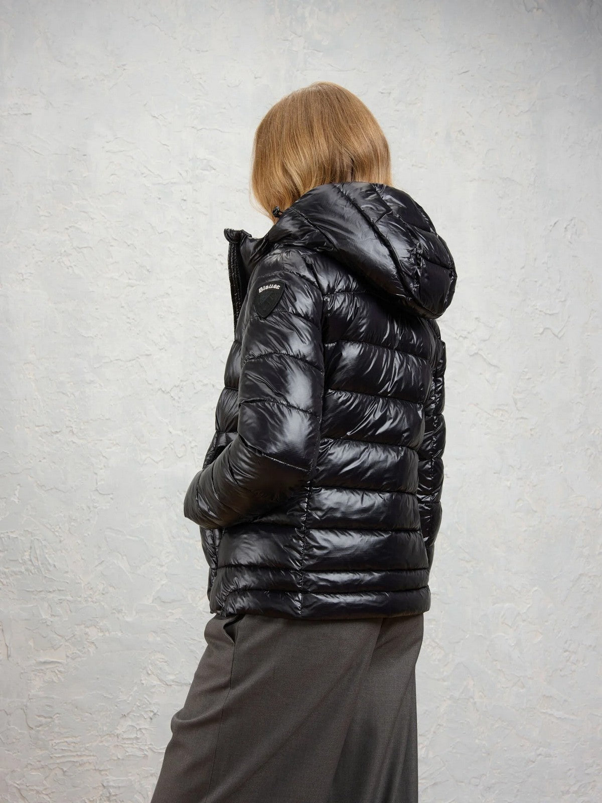 BLAUER Piumino Donna CAROLL NERO interno BEIGE 301 - 26WBLDC02070 006648 999EI