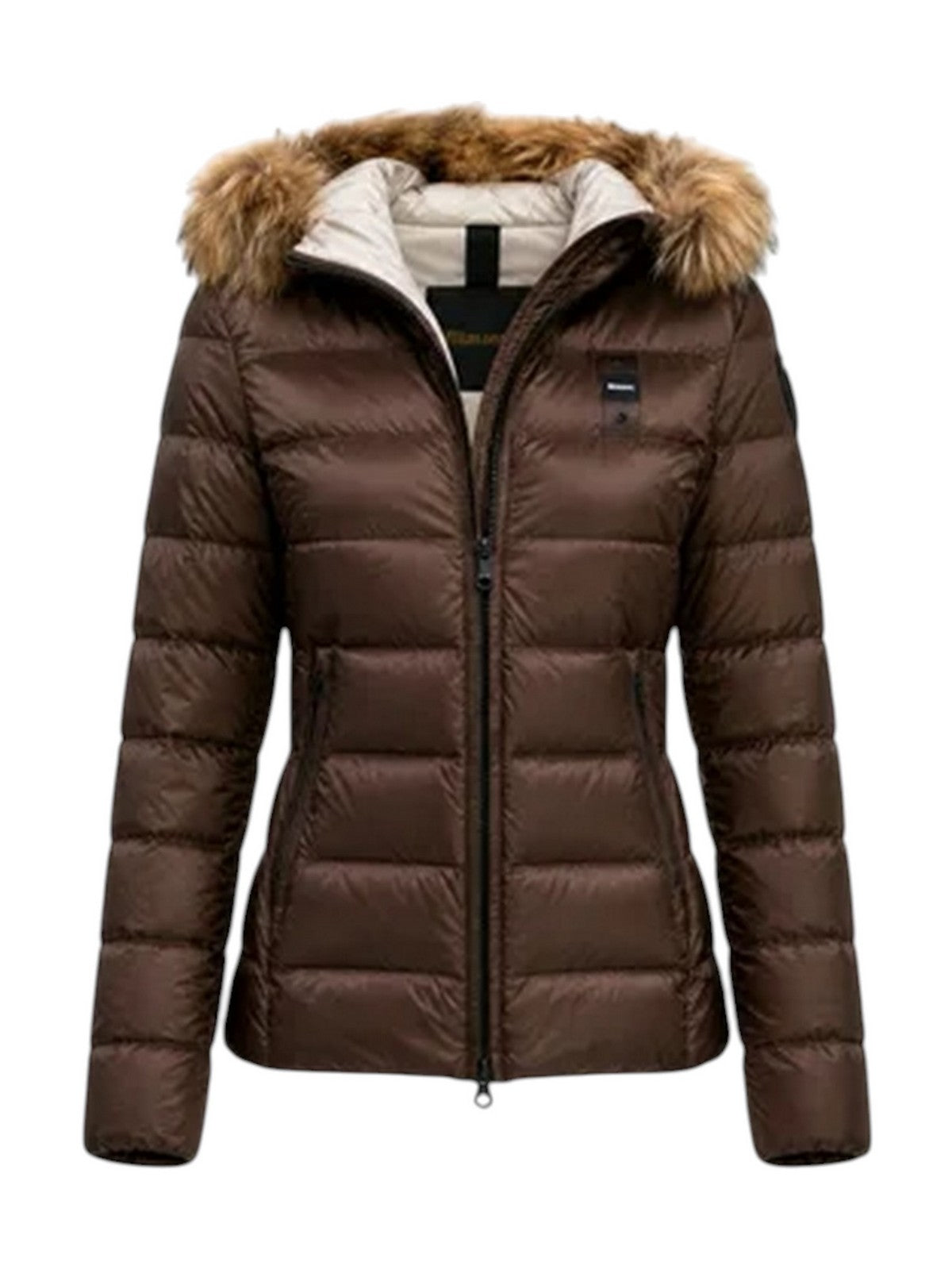 BLAUER Piumino Donna ARCADIA BROWN 30B int. BEIGE 301 - 26WBLDC03038 006047 30BEI gioboutiqueweb