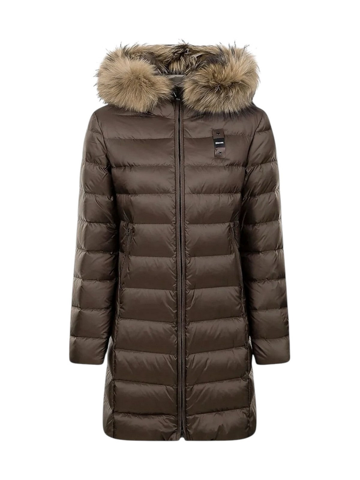 BLAUER Piumino Donna KRISTIN BROWN 30B int. BEIGE 301 - 26WBLDK03040 006047 30BEI gioboutiqueweb
