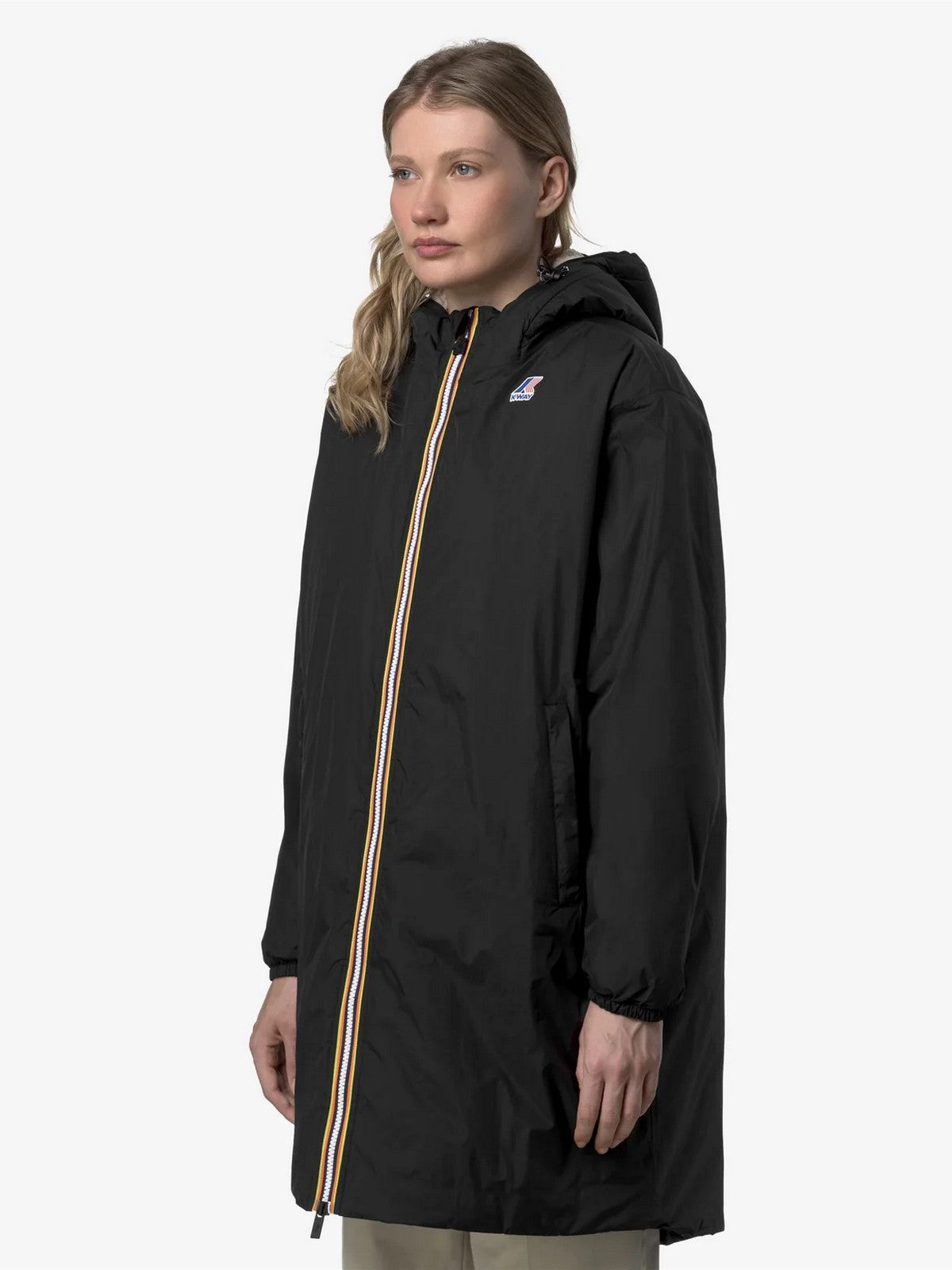 K-WAY Giubbino Uomo LE VRAI 4.0 EIFFEL EAST ORSETT K21516W USY BLACK PURE