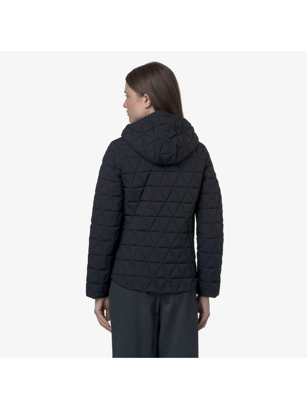 K-WAY Giubbino Donna LIL DIAMOND QUILTED WARM Blue DepTH - K2136EW K89