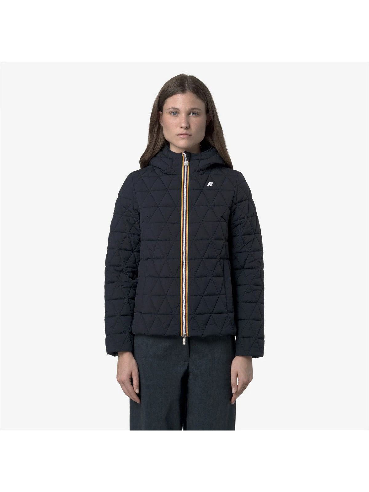 K-WAY Giubbino Donna LIL DIAMOND QUILTED WARM Blue DepTH - K2136EW K89