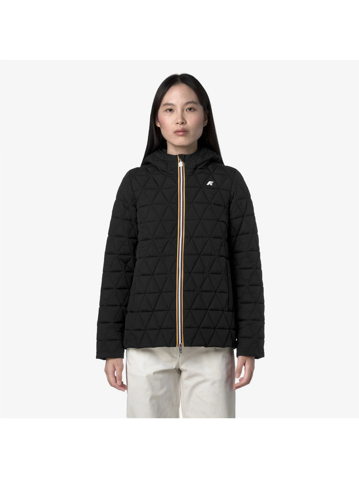 K-WAY Giubbino Donna MADLAINE DIAMOND QUILTED WARM BLACK PURE - K2136FW USY