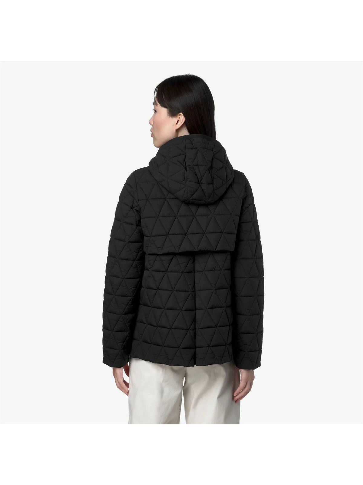 K-WAY Giubbino Donna MADLAINE DIAMOND QUILTED WARM BLACK PURE - K2136FW USY