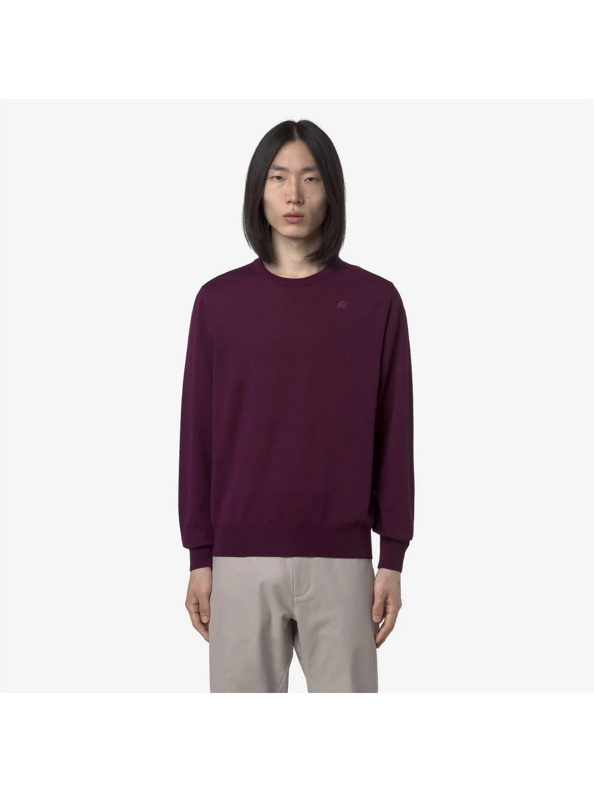 K-WAY Maglione Uomo SEBASTIEN MERINO Violet Wine - K2142EW XLH