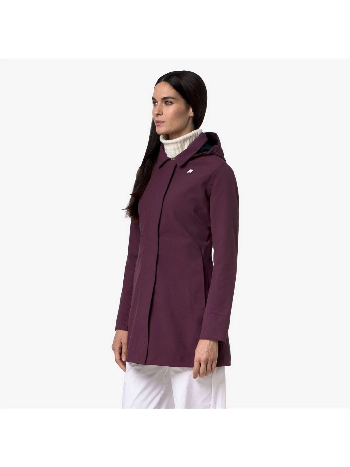 K-WAY Giubbino Donna MATHY BONDED Violet Mauve Wine - - K2148BW D0R