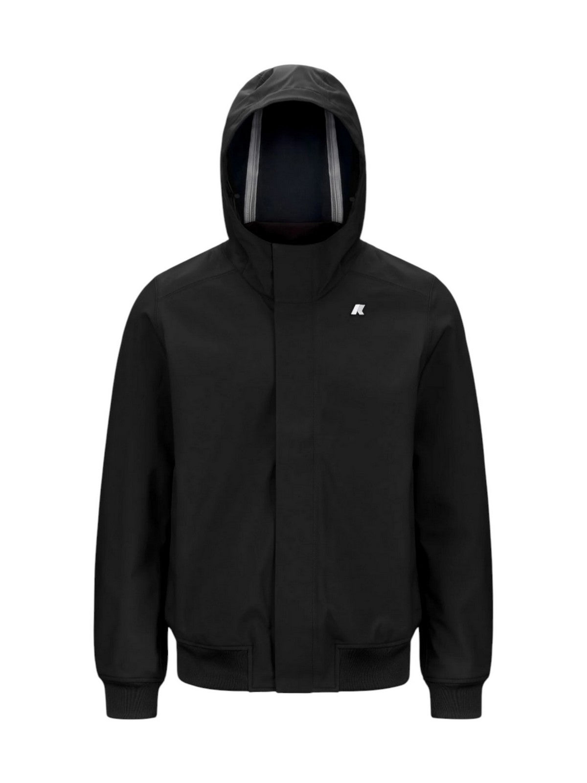 K-WAY Giubbino Uomo JOACHIM BONDED Black Pure - Blue De - K3135KW A3C