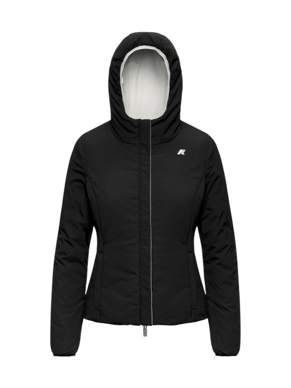 K-WAY Giubbino Donna LILY ST WARM DOUBLE White Natural - Blac - K6128TW DBP gioboutiqueweb