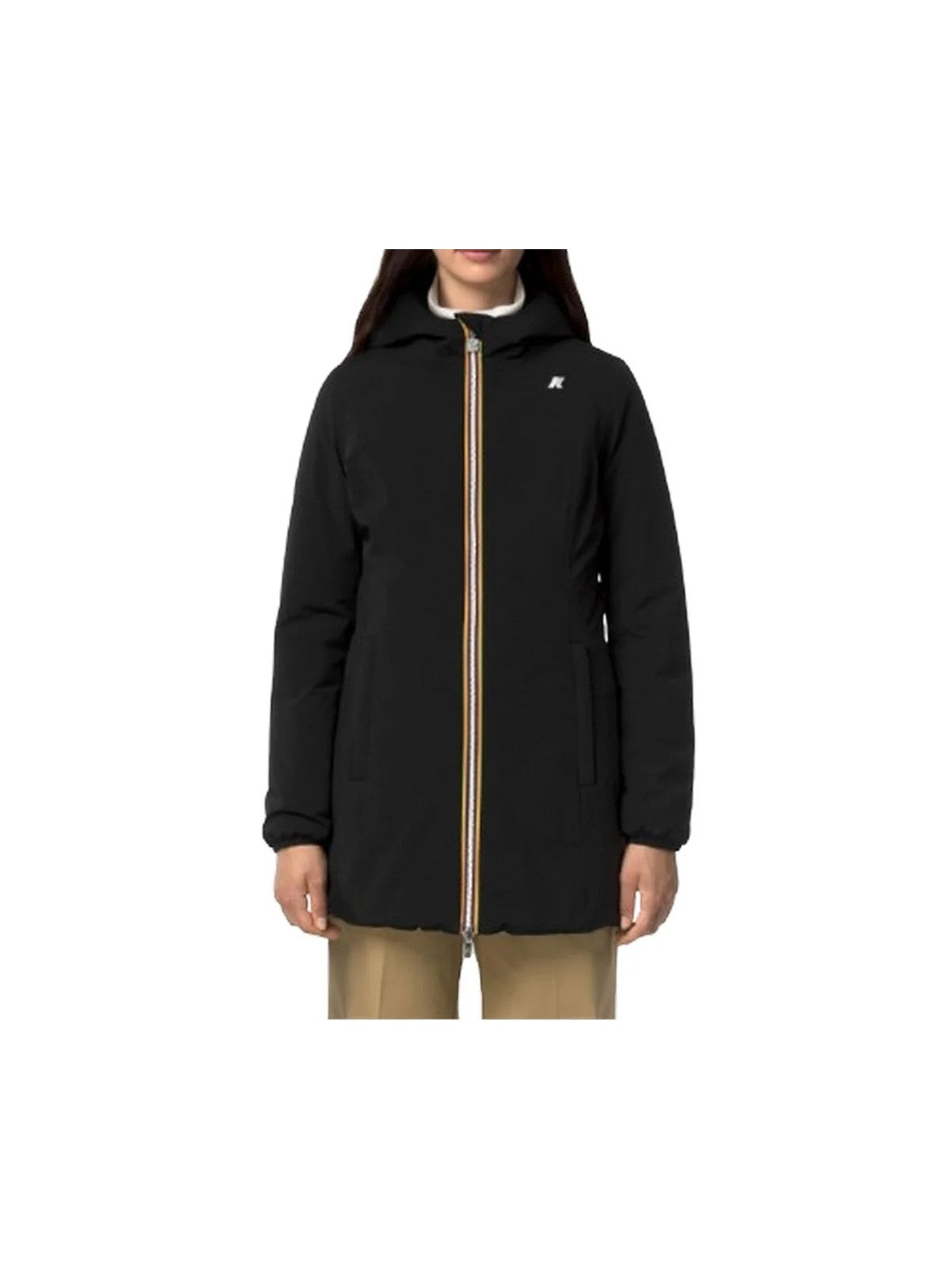 K-WAY Giubbino Donna DENISE ST WARM DOUBLE Black Pure - Beige K - K6128UW DBN