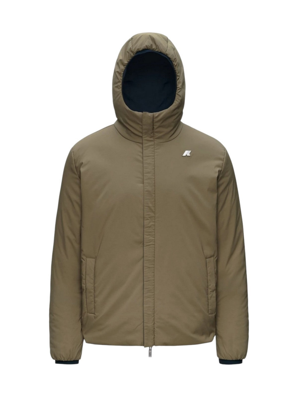 K-WAY Giubbino Uomo JACK ST WARM DOUBLE Blue DepTH - Green A - K6128VW D0C