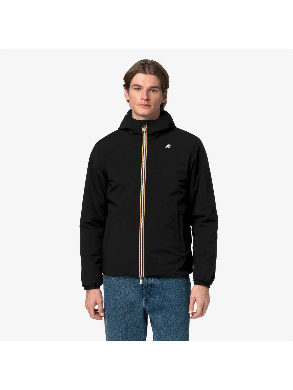 K-WAY Giubbino Uomo JACK ST WARM DOUBLE Black Pure - Beige K - K6128VW DBN