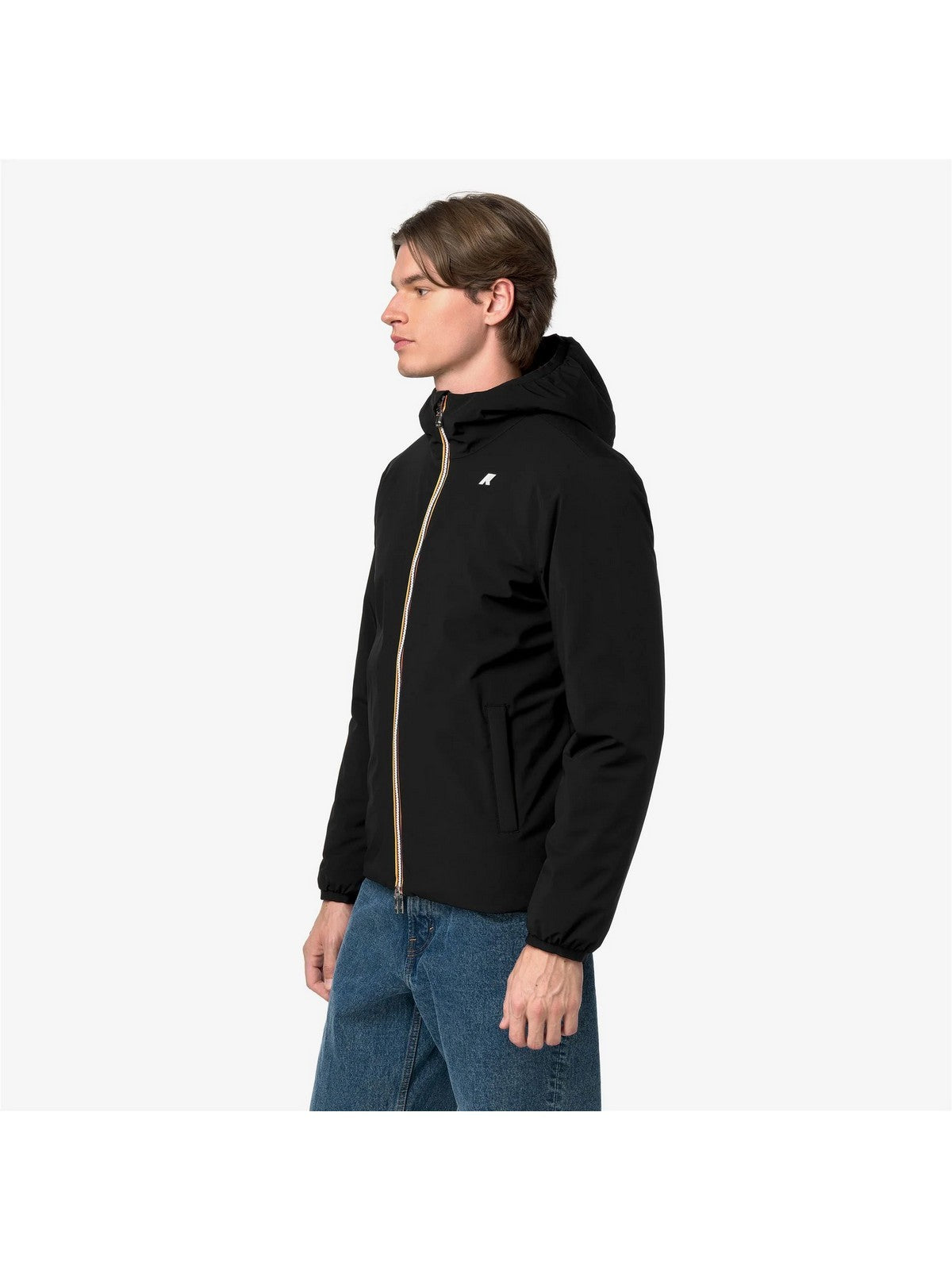 K-WAY Giubbino Uomo JACK ST WARM DOUBLE Black Pure - Beige K - K6128VW DBN