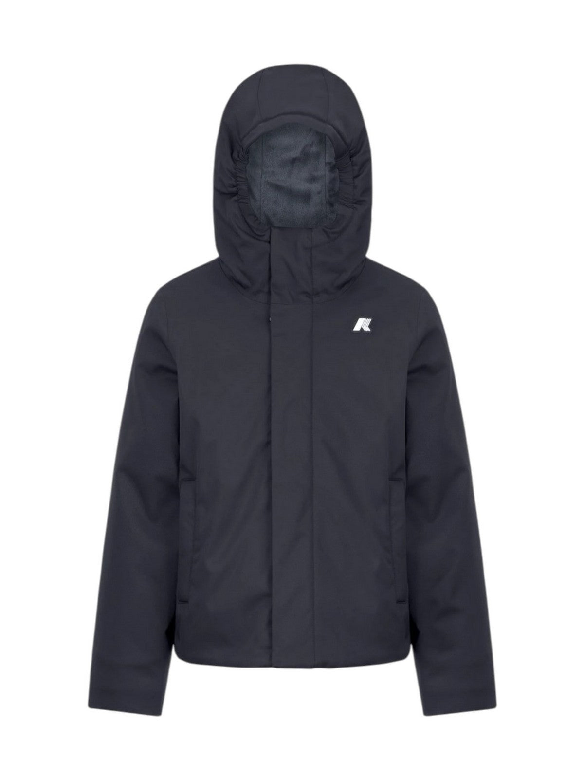 K-WAY KIDS CORTO Unisex bambino P. JACKO TWILL MARMOTTA BLUE D-BLUE A - K1128FW AL9 gioboutiqueweb
