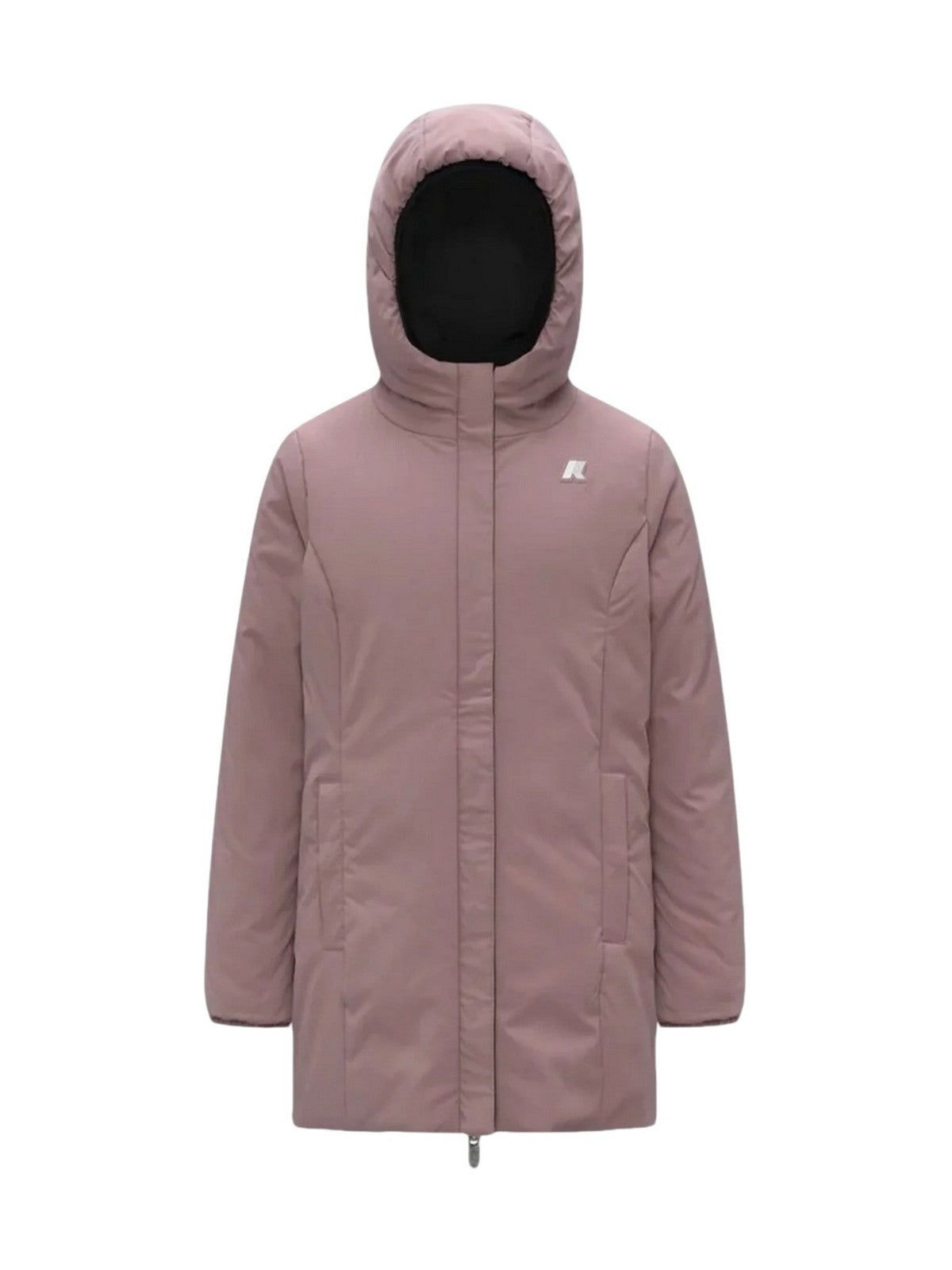 K-WAY KIDS Giubbino Bambine e ragazze P. DENISE ST WARM DOUBLE Black Pure - Pink Sa - K11517W DCP gioboutiqueweb