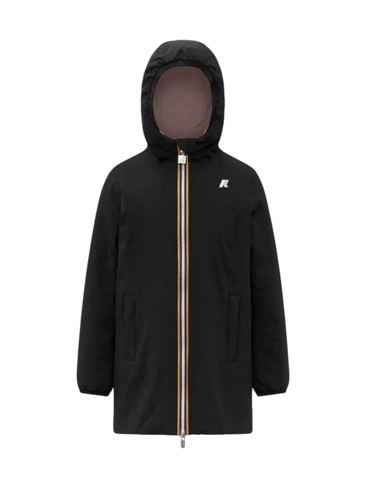 K-WAY KIDS Giubbino Bambine e ragazze P. DENISE ST WARM DOUBLE Black Pure - Pink Sa - K11517W DCP gioboutiqueweb