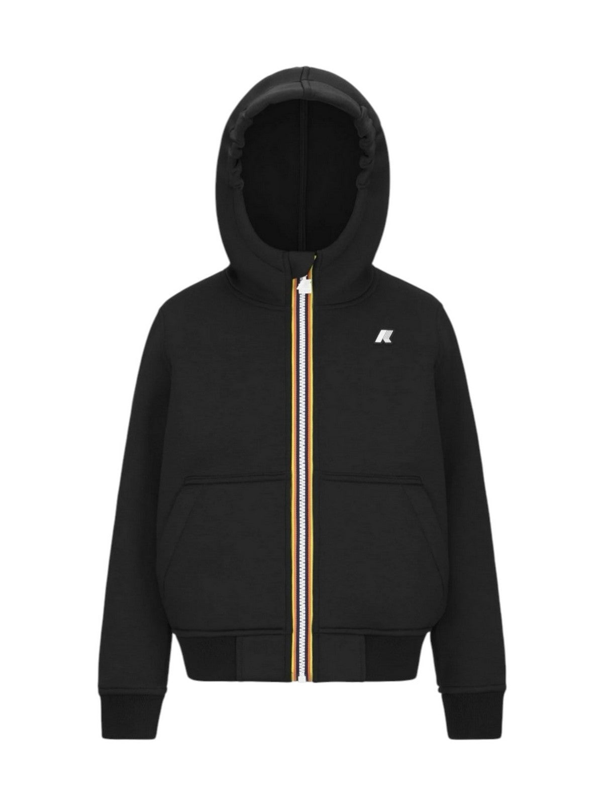 K-WAY KIDS Felpa Unisex bambino P. BERENGER SPACER Black Pure - K2124RW USY gioboutiqueweb