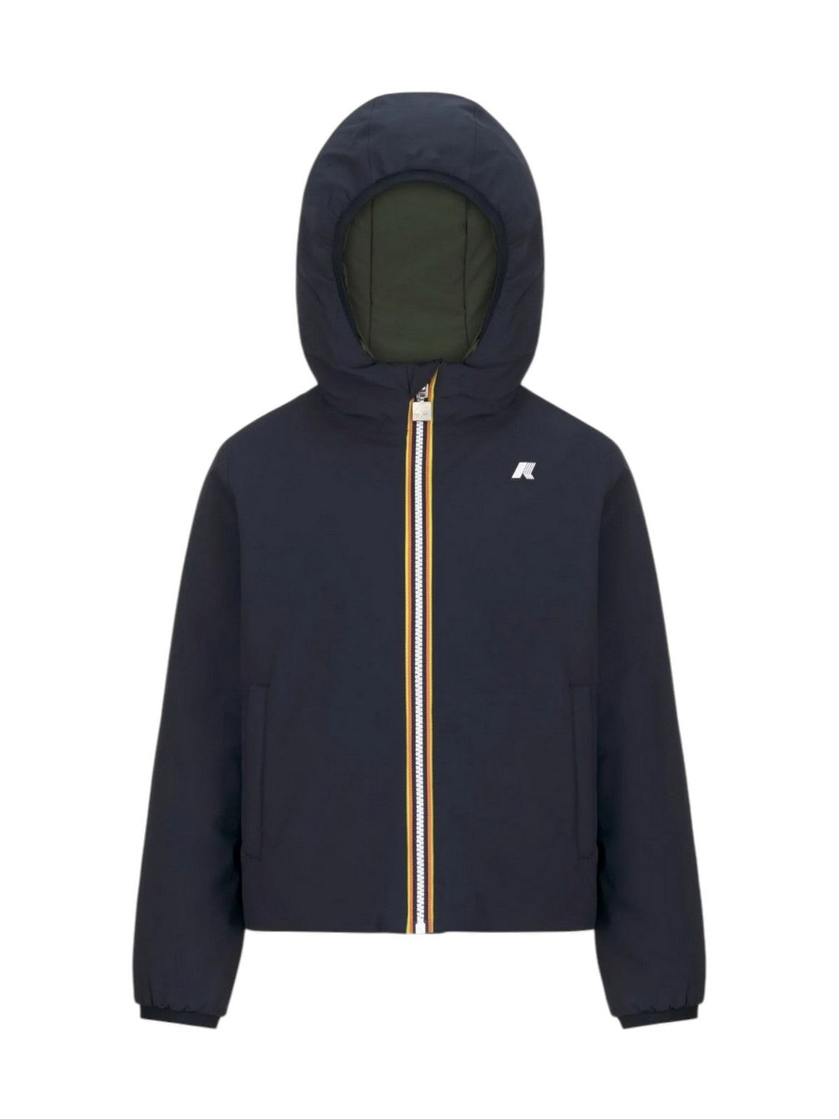 K-WAY KIDS Giubbino Bambini e ragazzi P. JACK ST WARM DOUBLE BLUE D-GREEN B - K71337W AG5 gioboutiqueweb