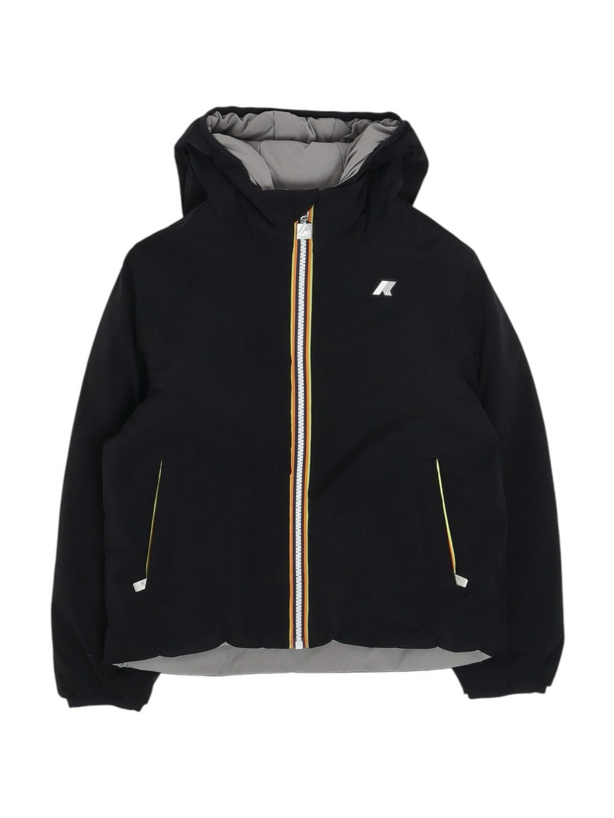 K-WAY KIDS Giubbino Bambini e ragazzi P. JACK ST WARM DOUBLE Black Pure - Grey Fr - K71337W DDN gioboutiqueweb