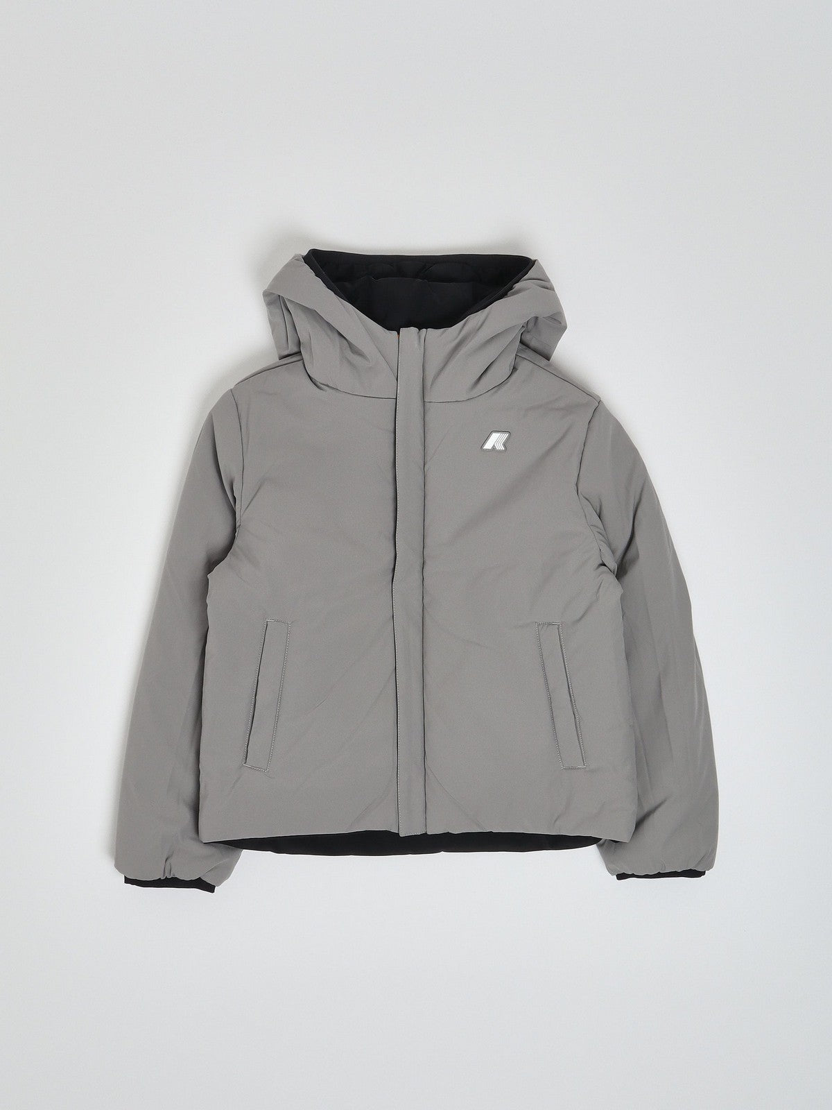 K-WAY KIDS Giubbino Bambini e ragazzi P. JACK ST WARM DOUBLE Black Pure - Grey Fr - K71337W DDN gioboutiqueweb