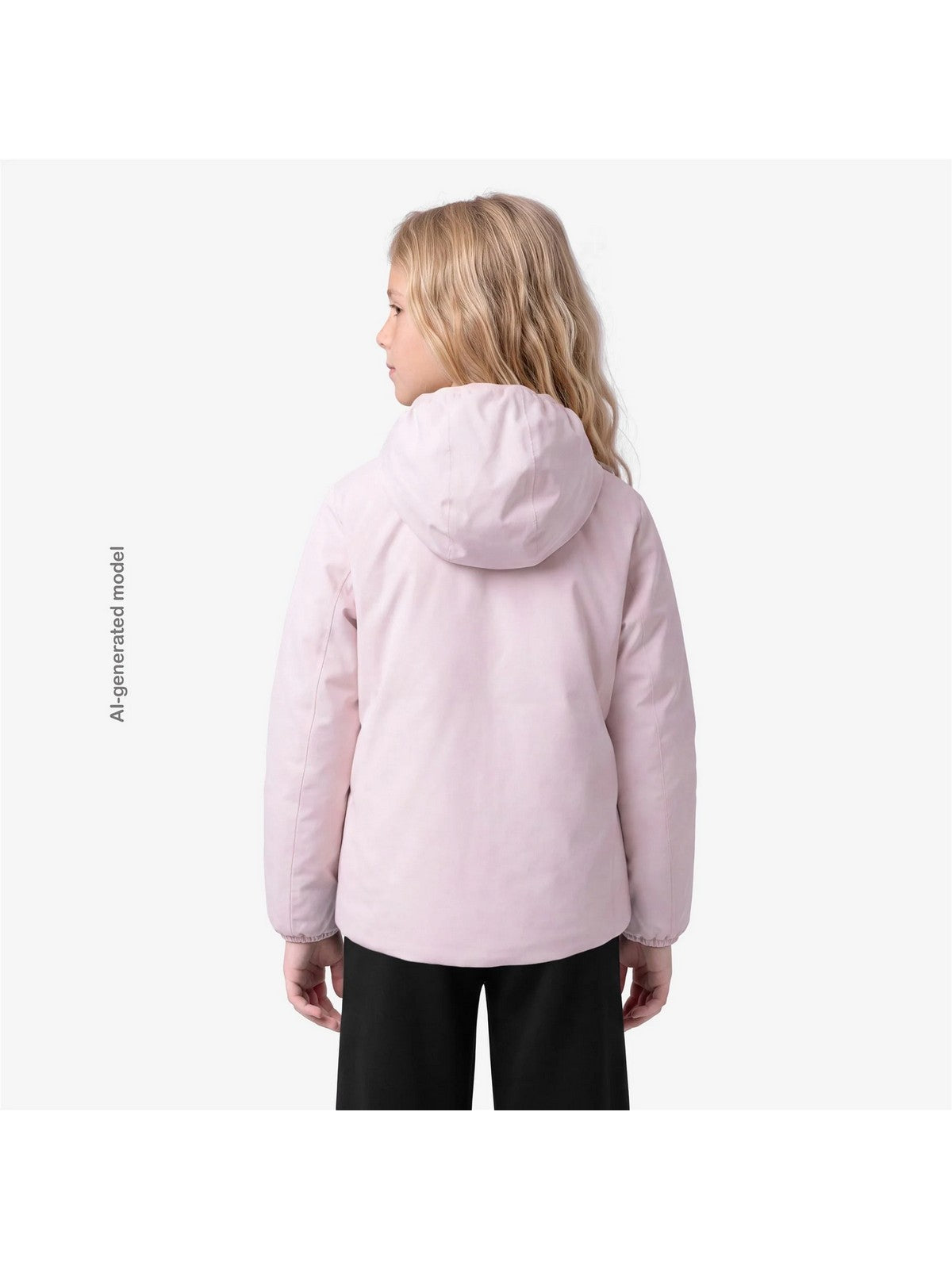 K-WAY KIDS Giubbino Bambine e ragazze P. LILY ST WARM DOUBLE Pink Sallow - Grey F - K71339W DA4 gioboutiqueweb