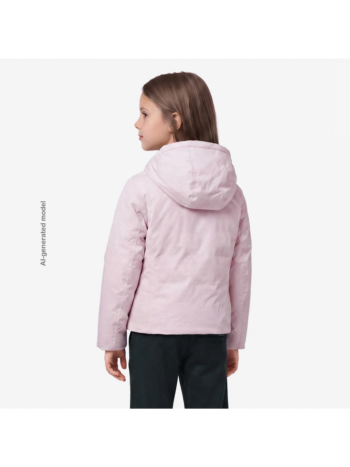 K-WAY KIDS CORTO Bambine e ragazze P. LILY TWILL SOFT BEAVER Pink Sallow - Grey W - K7136ZW D11 gioboutiqueweb