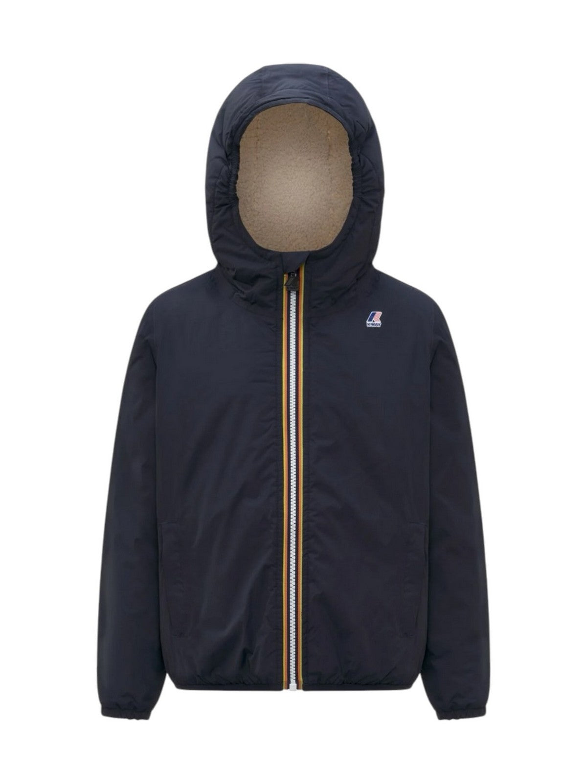 K-WAY KIDS MEDIO Unisex bambino P. LE VRAI 4.0 CLAUDE ORSETTO Blue DepTH - K7142TW K89 gioboutiqueweb