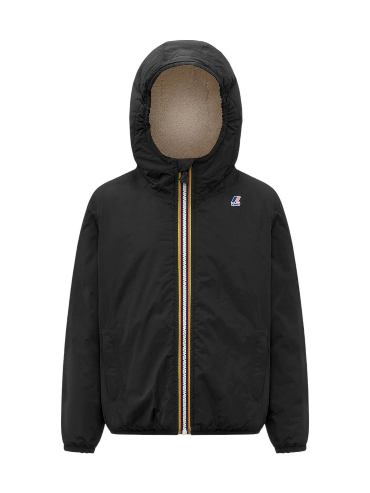 K-WAY KIDS MEDIO Unisex bambino P. LE VRAI 4.0 CLAUDE ORSETTO Black Pure - K7142TW USY gioboutiqueweb