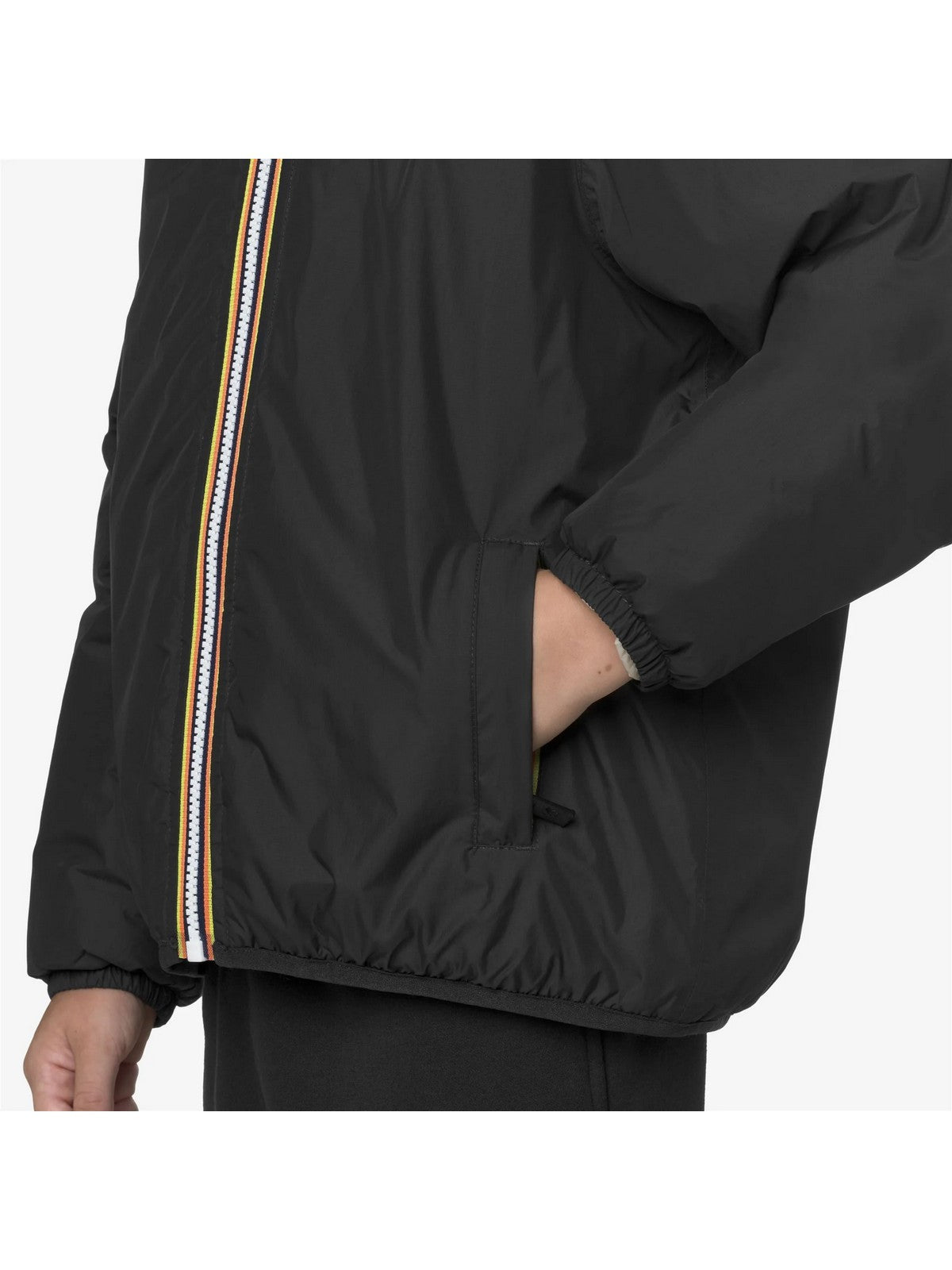 K-WAY KIDS MEDIO Unisex bambino P. LE VRAI 4.0 CLAUDE ORSETTO Black Pure - K7142TW USY gioboutiqueweb