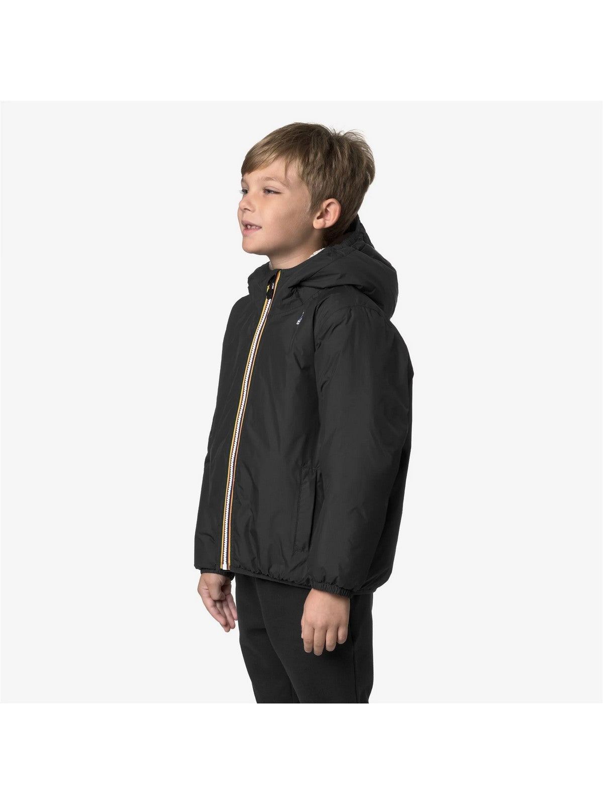 K-WAY KIDS MEDIO Unisex bambino P. LE VRAI 4.0 CLAUDE ORSETTO Black Pure - K7142TW USY gioboutiqueweb
