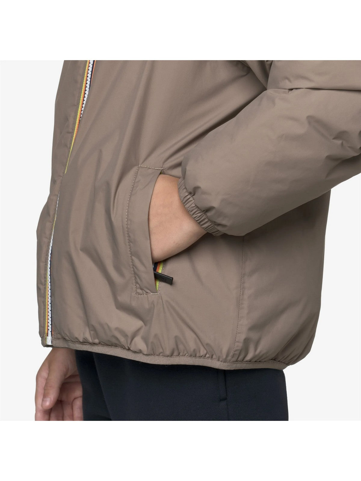 K-WAY KIDS MEDIO Unisex bambino P. LE VRAI 4.0 CLAUDE ORSETTO Beige Taupe - K7142TW WG9 gioboutiqueweb