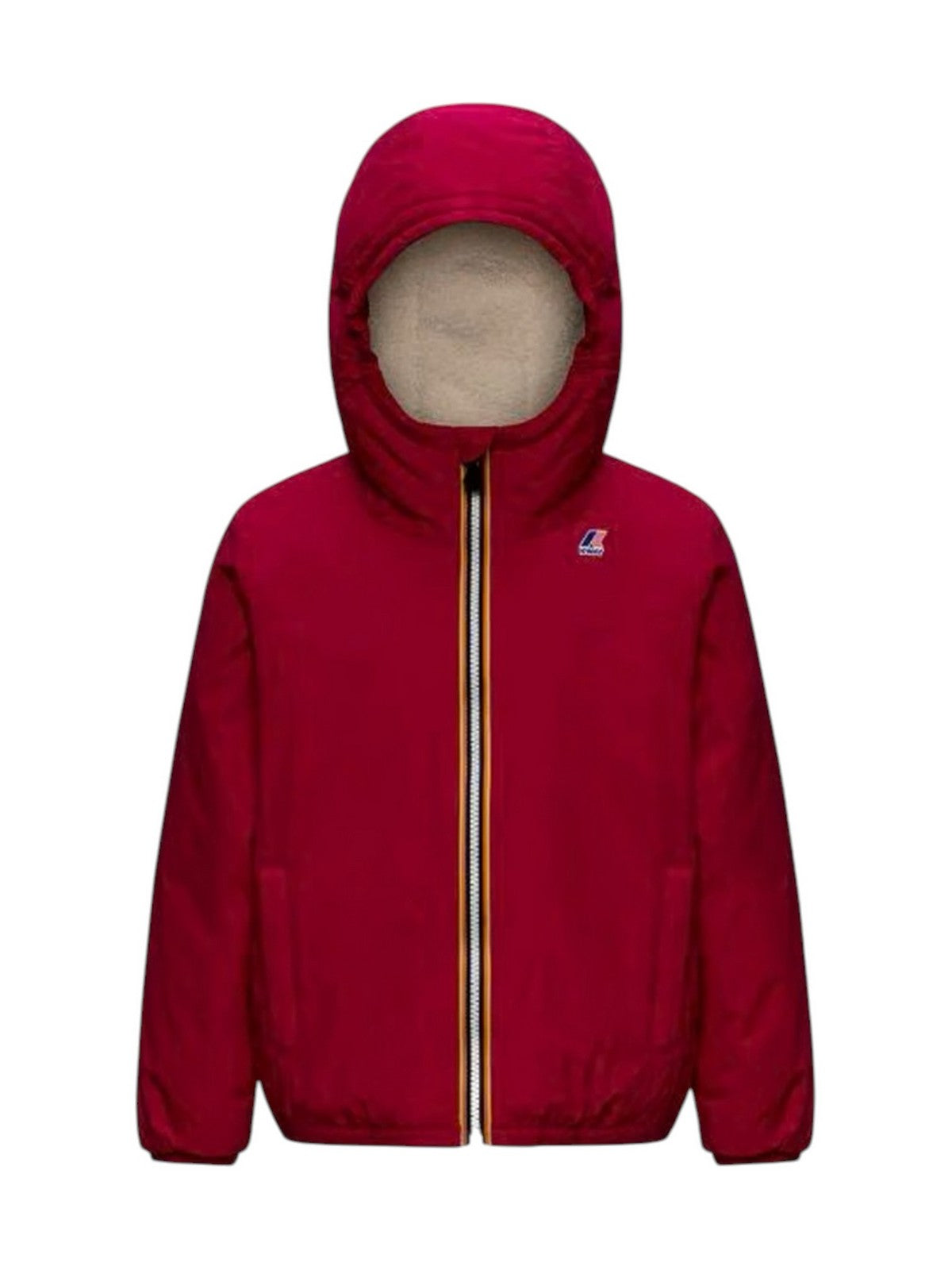 K-WAY KIDS Giubbino Unisex bambino P. LE VRAI 4.0 CLAUDE ORSETTO Red Cerise - K7142TW X6R gioboutiqueweb