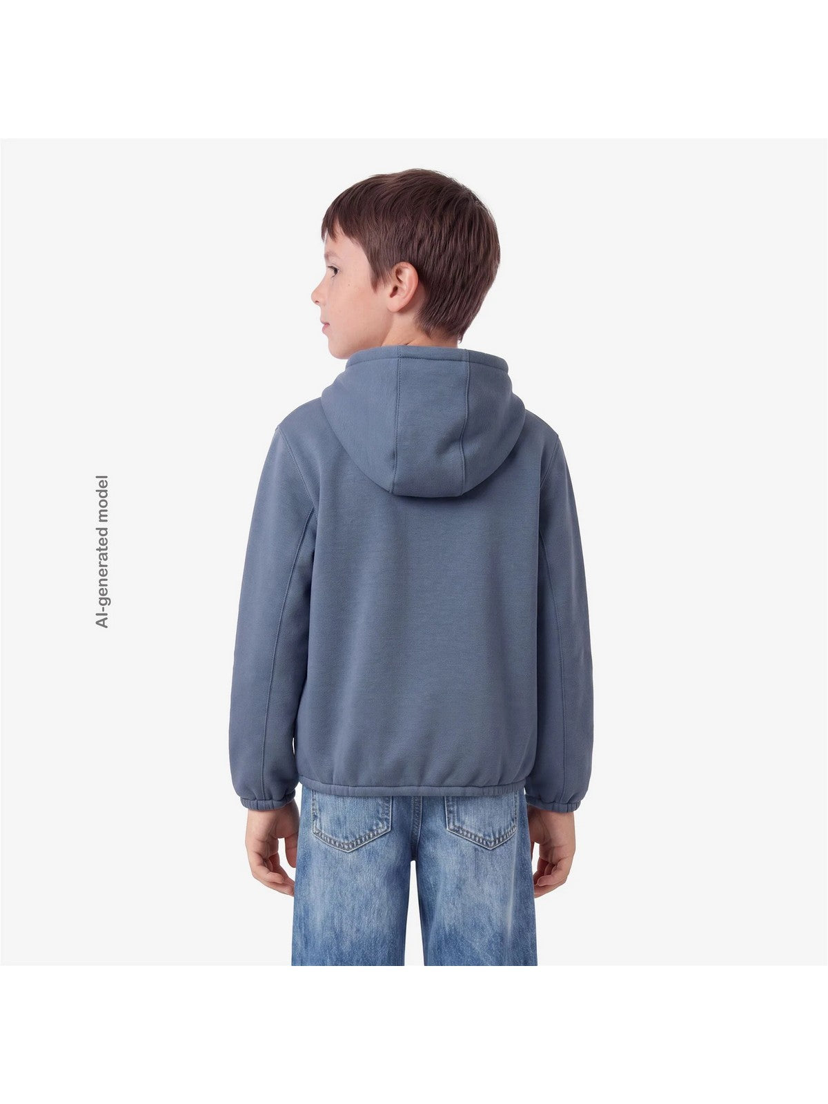 K-WAY KIDS Felpa Bambini e ragazzi P. JACK SPACER NYLON DOUBLE Blue Wild - Black Pu - K8161BW DCI gioboutiqueweb