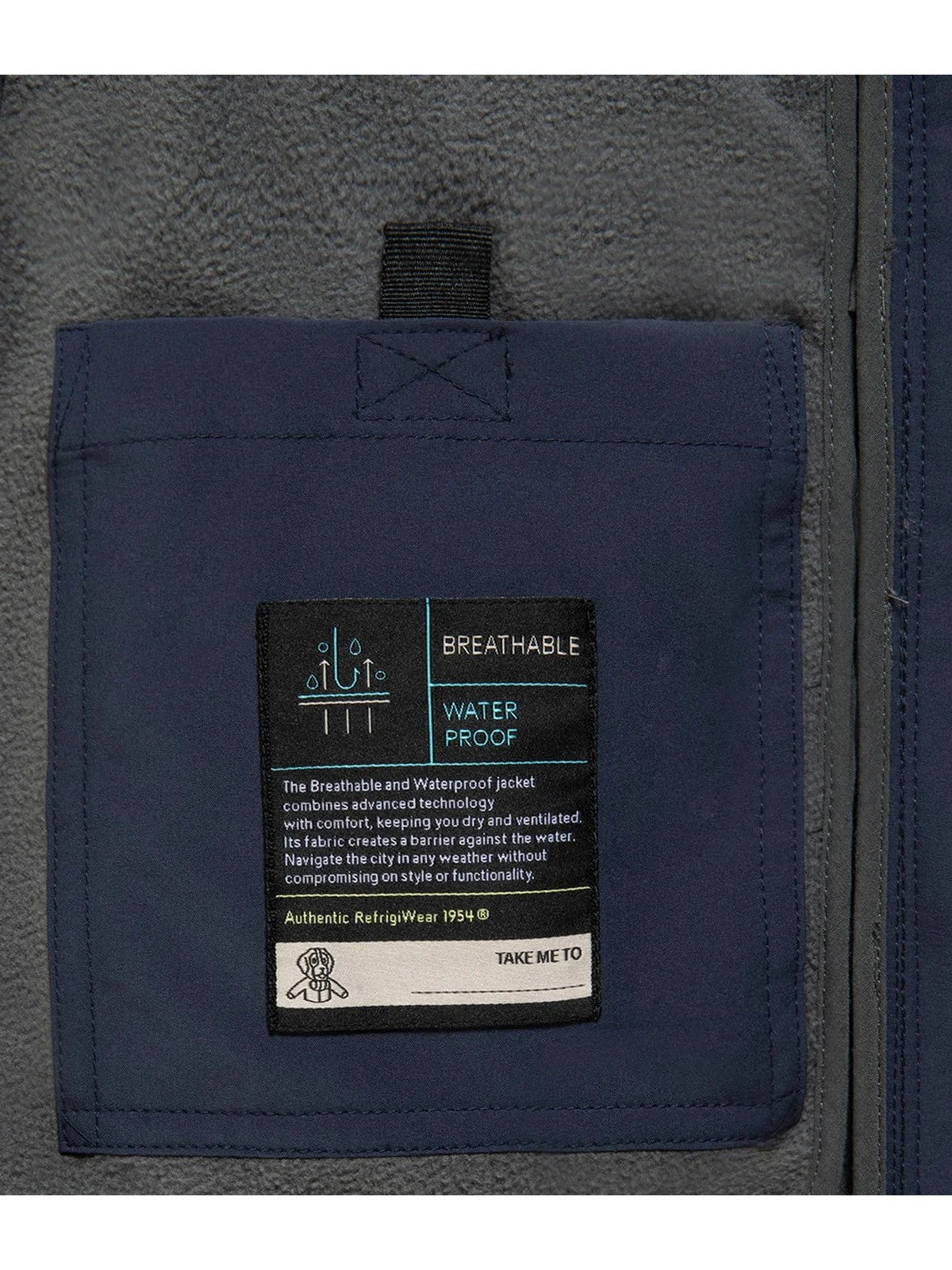 REFRIGIWEAR Giubbino Uomo LONG SPEED JACKET DARK BLUE - G11400 XT3792 F03700