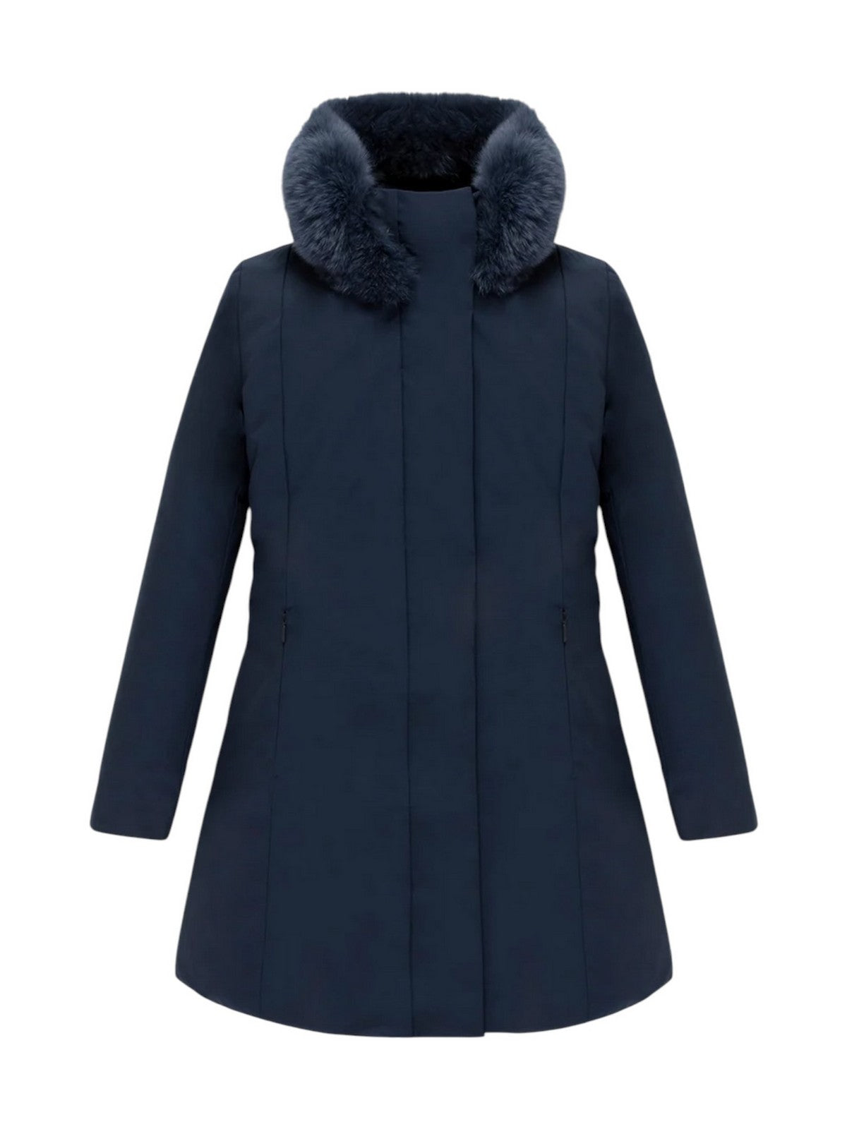REFRIGIWEAR Piumino Donna LADY TECH/1 FUR JACKET DARK BLUE - W99108 XT3790 F03700