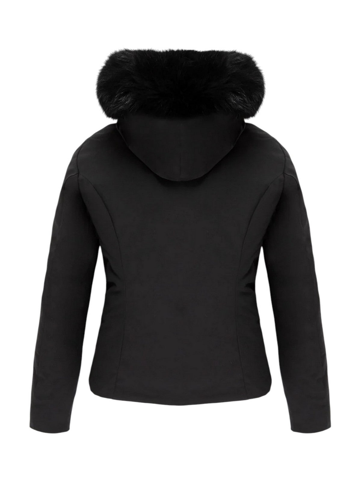 REFRIGIWEAR Piumino Donna SHORT LADY TECH FUR JACKET BLACK - W99208 XT3790 G06000