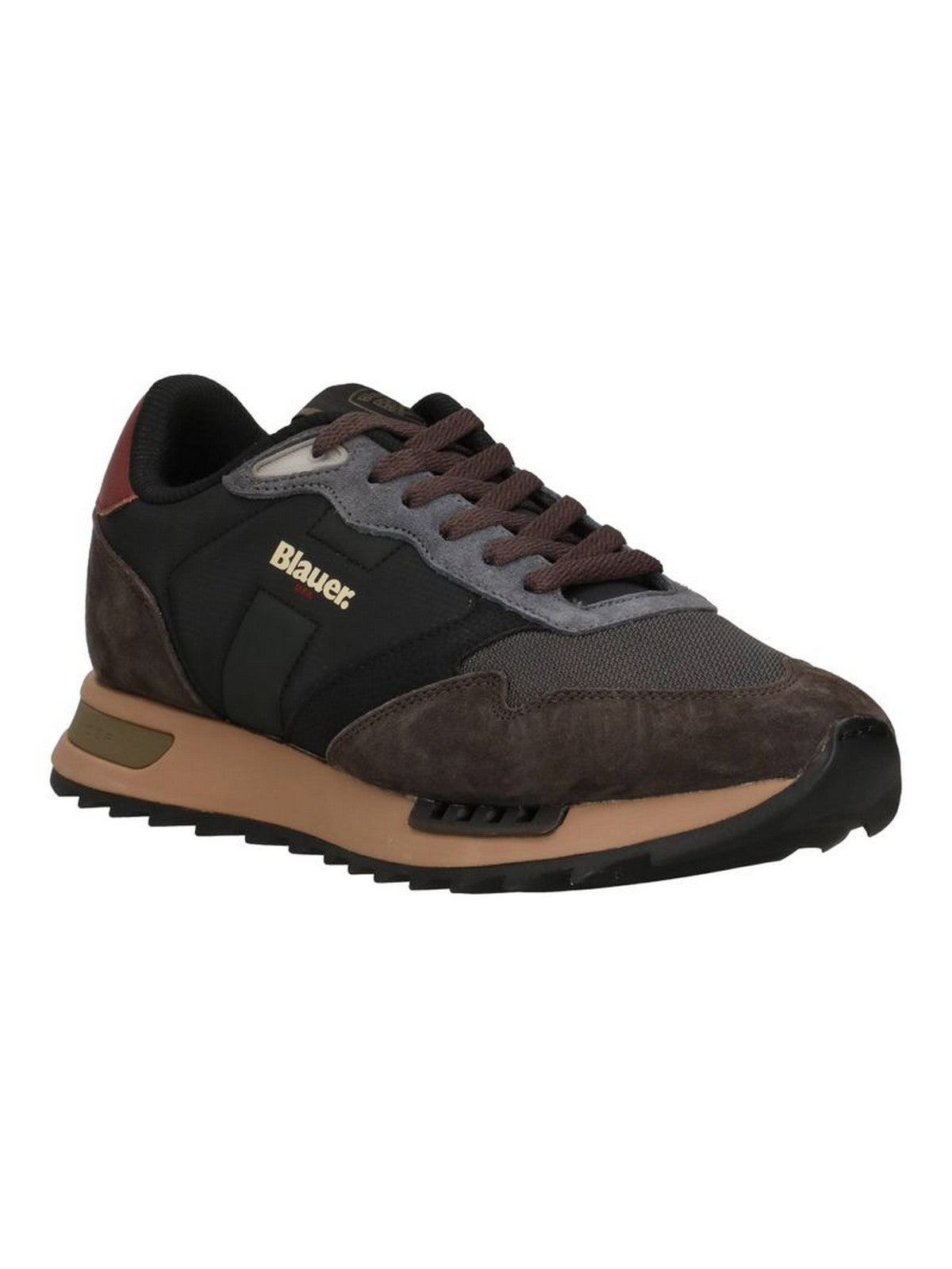 BLAUER Sneaker Uomo RYDER BLACK/BROWN - F6RYDER01/NYN BLK/BRW