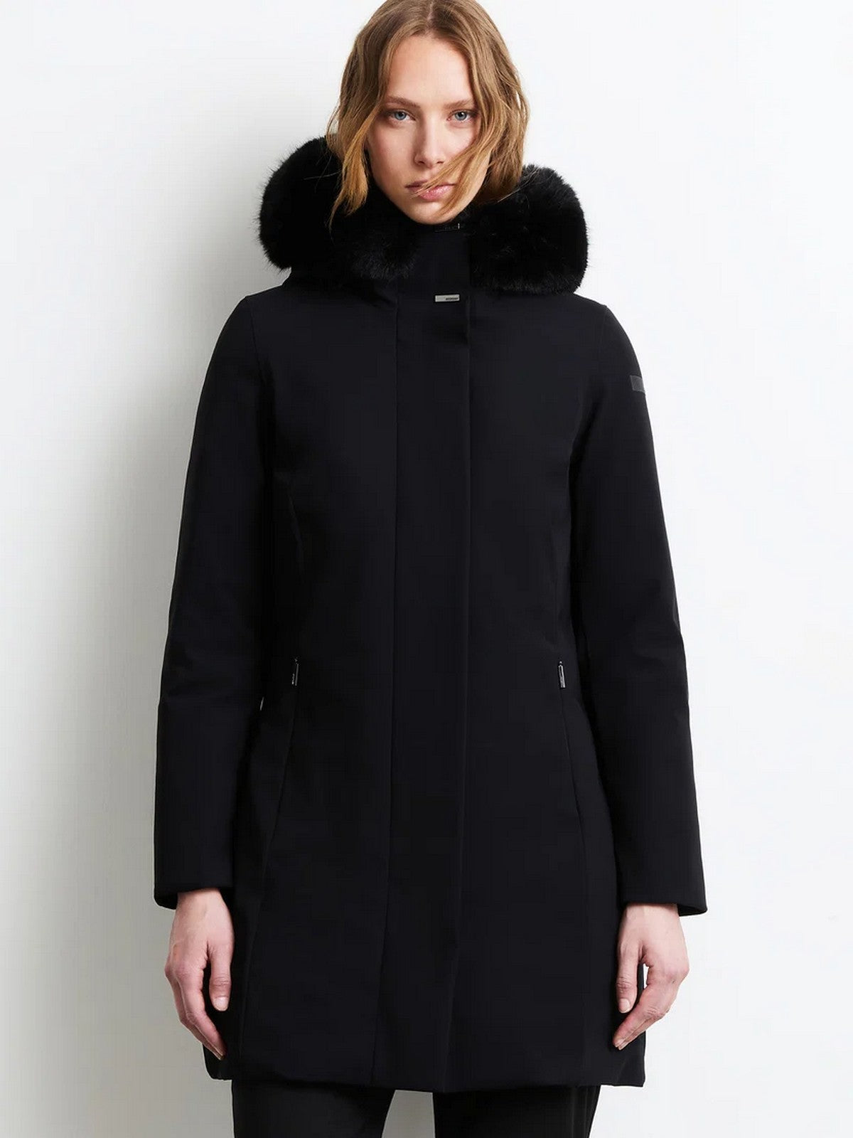 RRD Giubbino Donna surflex winter long fur wom jkt BLACK - W26502F 10