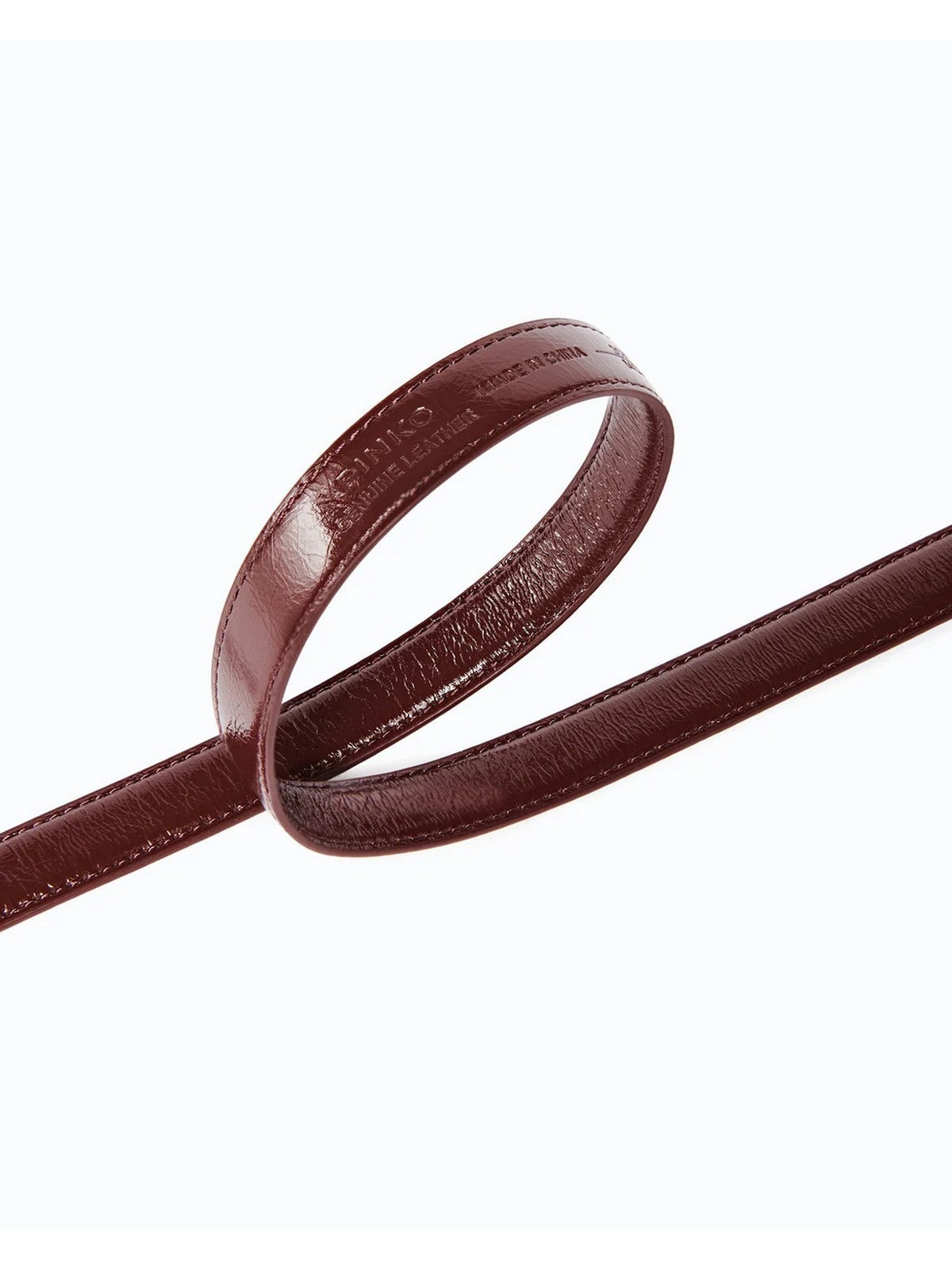 PINKO Cintura Donna LOVE BERRY H2 BELT.LOW NEW SHI CASTANO INTENSO-ANTIQUE GOLD - 100143-A2JC L88Q
