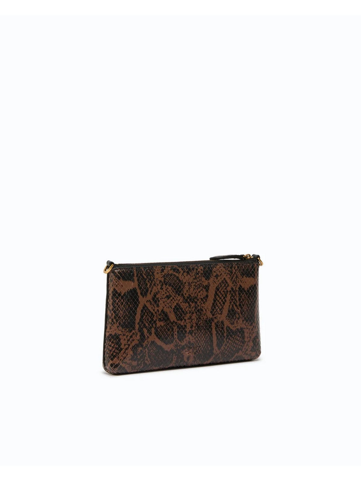 PINKO Borsa Donna FLAT HORIZONTAL MINI PYTHON PR ROCCIA/MARRONE-ANTIQUE GOLD - 104277-A3E5 M16Q