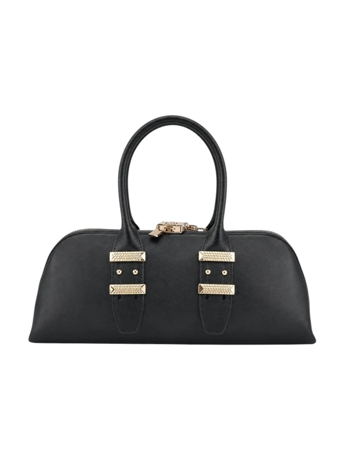 PINKO Borsa Donna BOWLING BAG HORIZONTAL CLOUD L DARK BROWN-GOLD - 105334-A3LO L64Y
