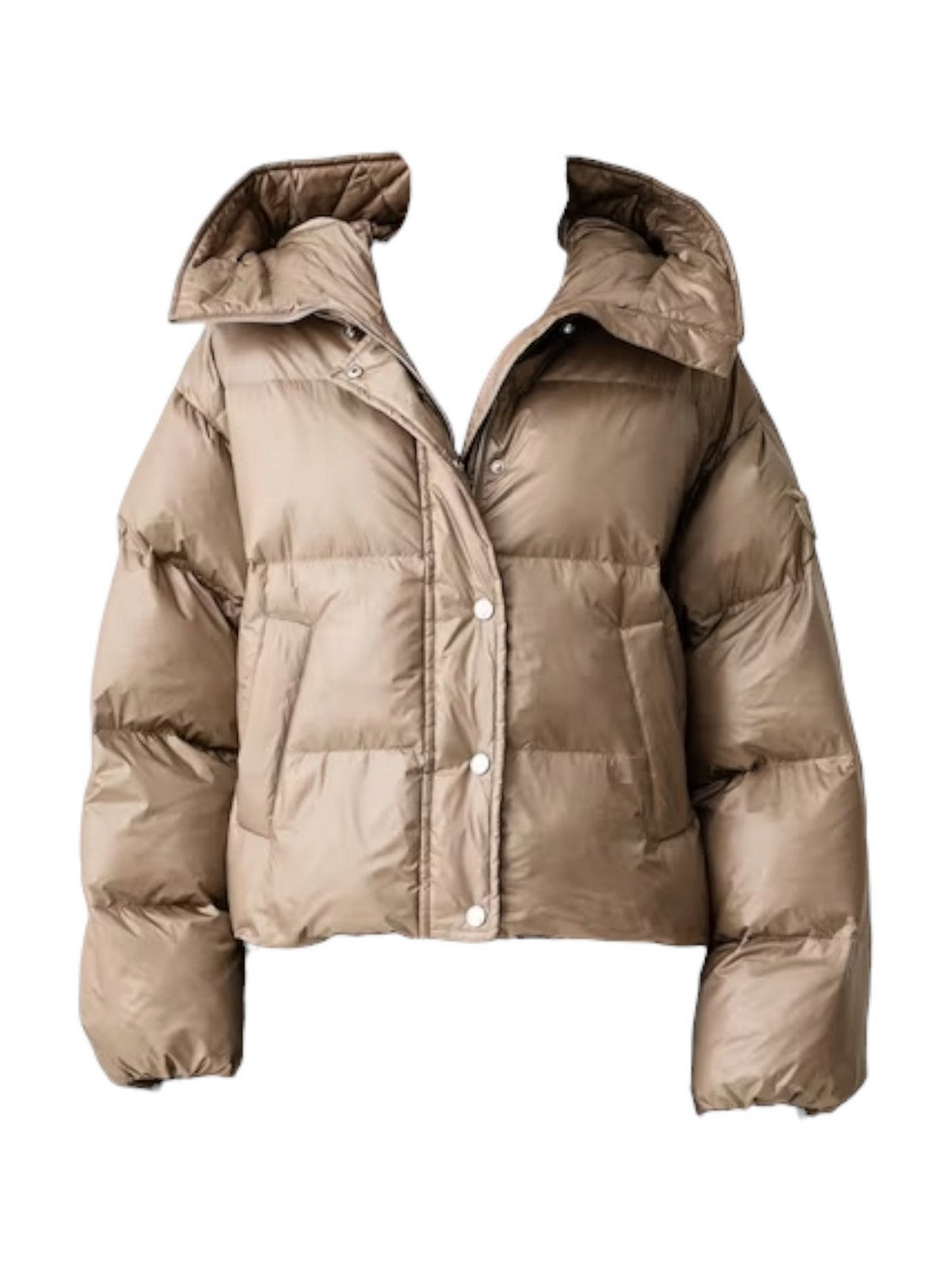 PINKO Piumino Donna IMPASTO IMBOTTITO TELA TECNICA BEIGE-CINCIGLIA - 105656-A3FI C91