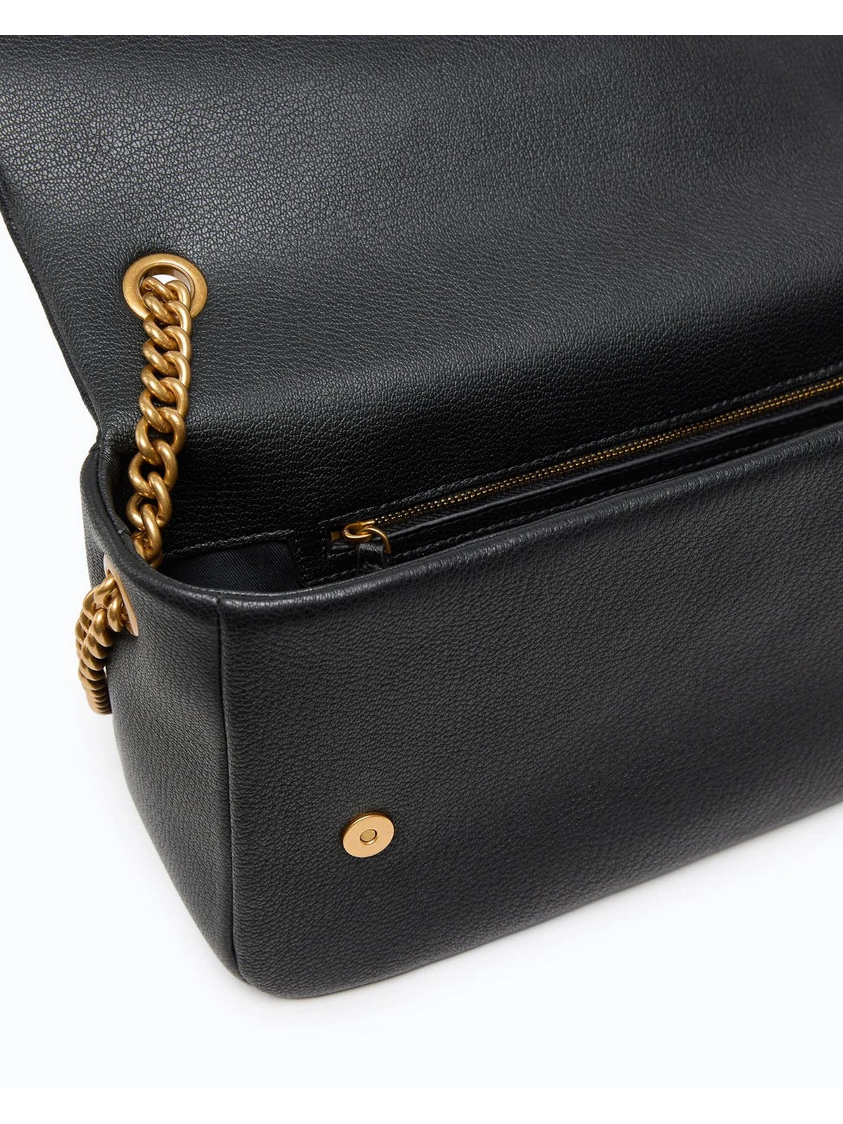 PINKO Borsa Donna CLICK SOFT HORIZONTAL CHAIN CL NERO-ANTIQUE GOLD - 107022-A3CX Z99Q