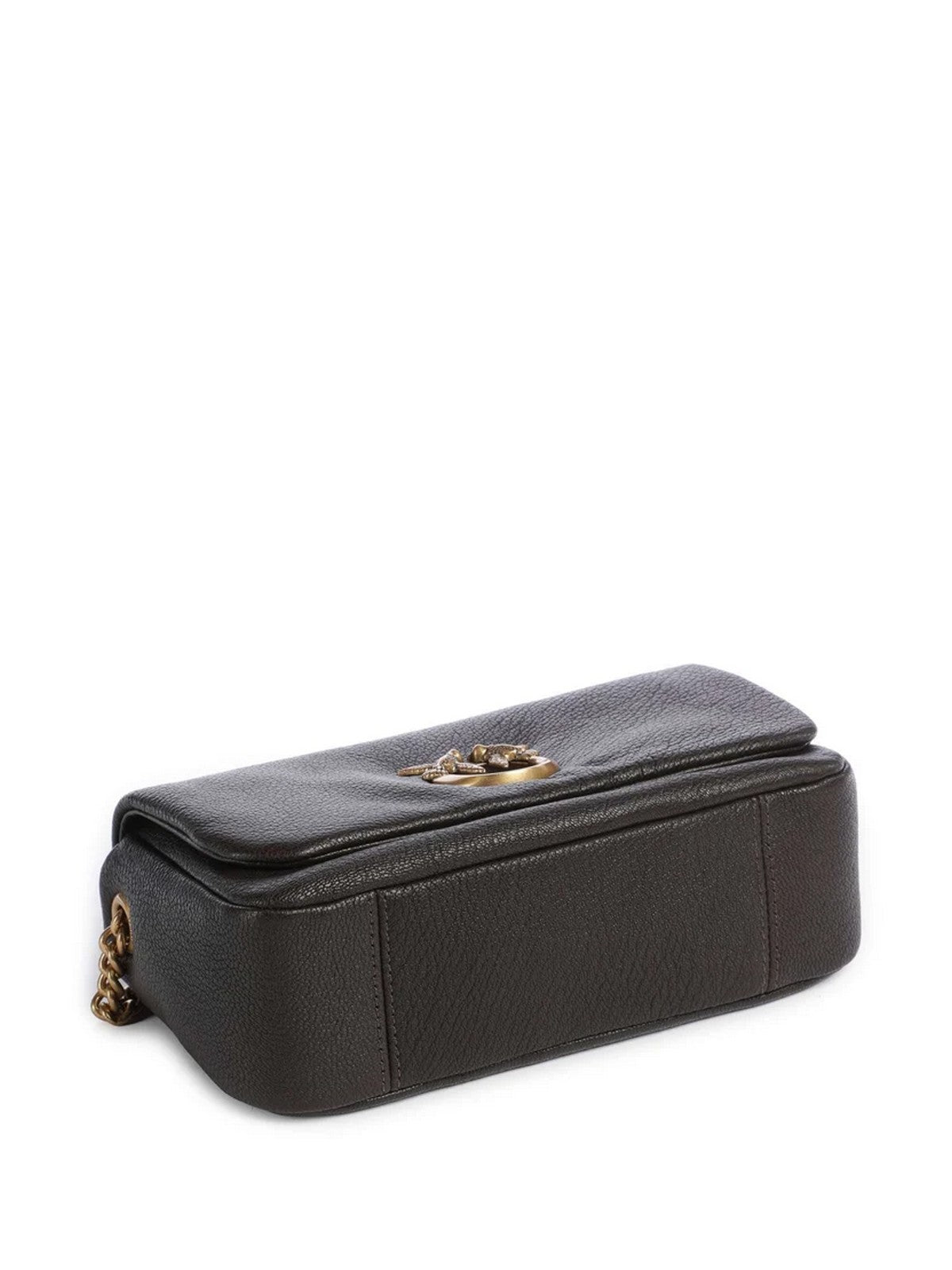 PINKO Borsa Donna CLICK SOFT HORIZONTAL CHAIN MN MARRONE MARASCA-ANTIQUE GOLD - 107038-A3CX M12Q
