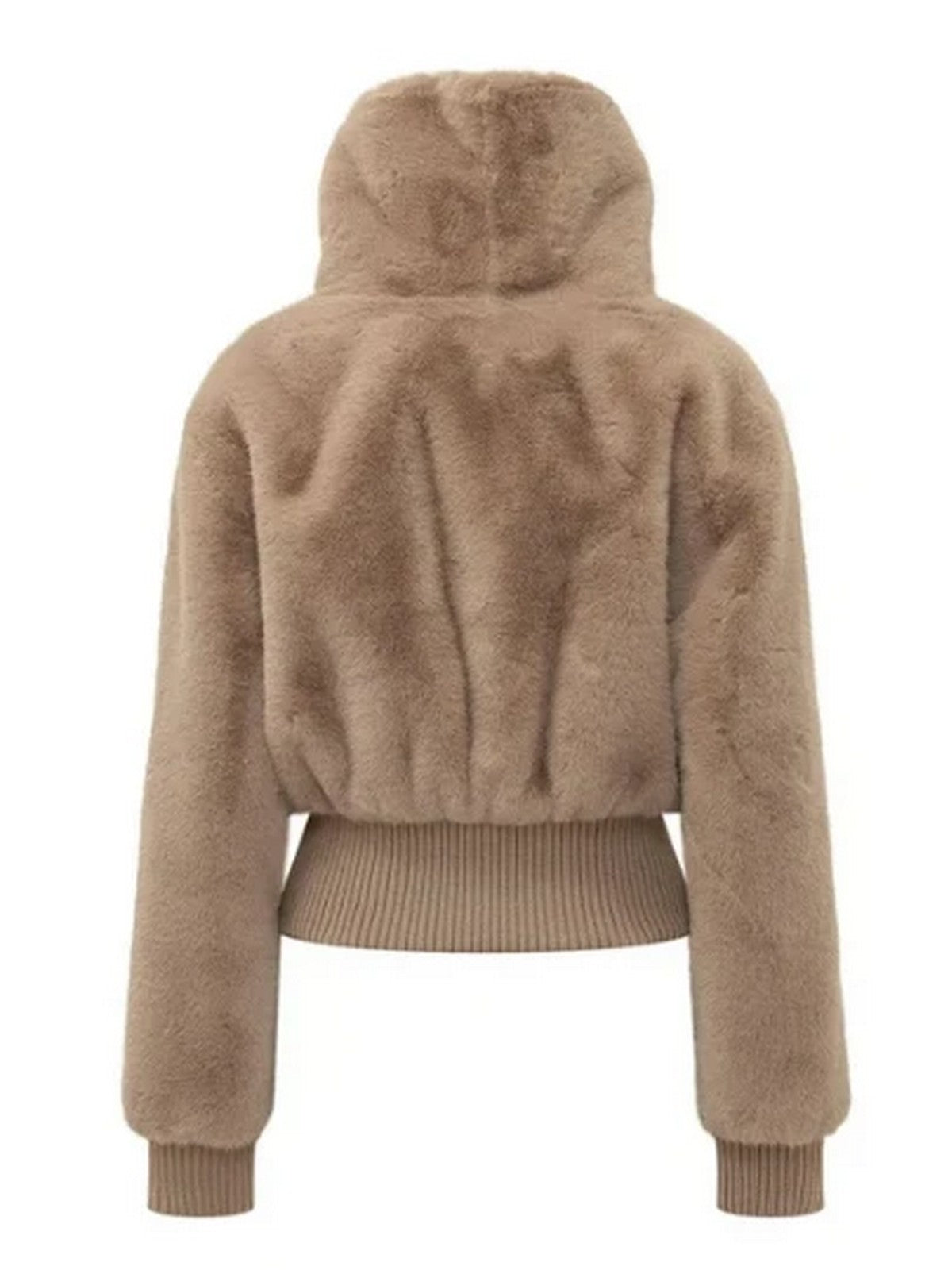 PINKO Simil Pelliccia Donna BAGELS BOMBER ASPEN ASPETTO VI BEIGE TOUPE CALDO - 107040-A3E7 C73