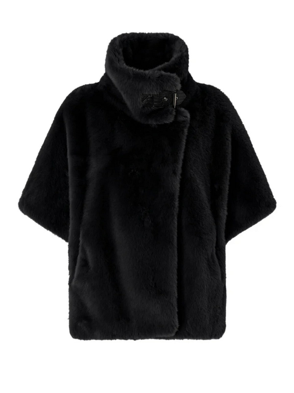 PINKO Simil Pelliccia Donna NEW COMODINO CAPPA ASPEN ASPET NERO LIMOUSINE - 107043-A3E7 Z99