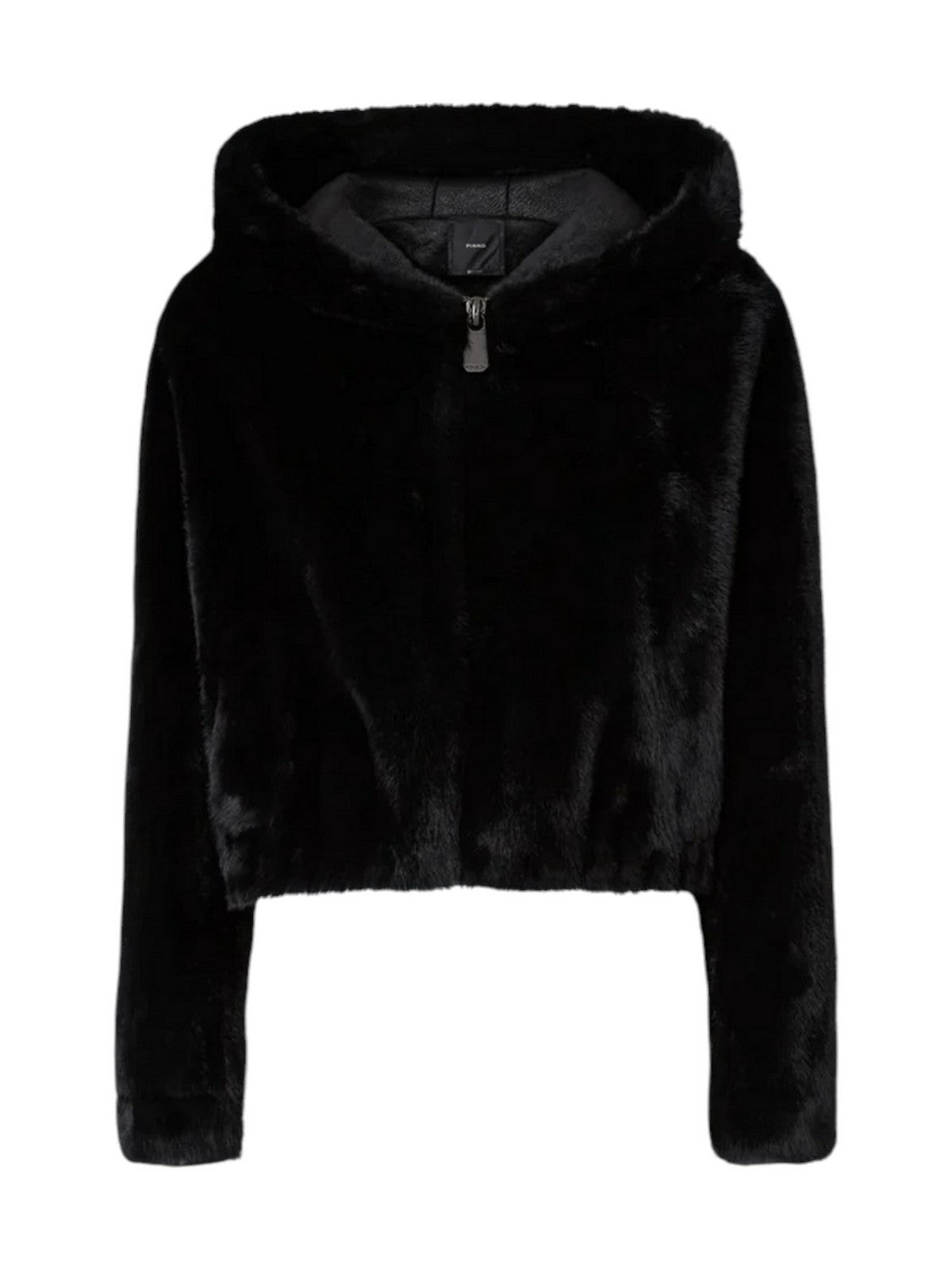 PINKO Simil Pelliccia Donna GASTERIA GIUBBINO ASPEN ASPETT NERO LIMOUSINE - 107053-A3E9 Z99